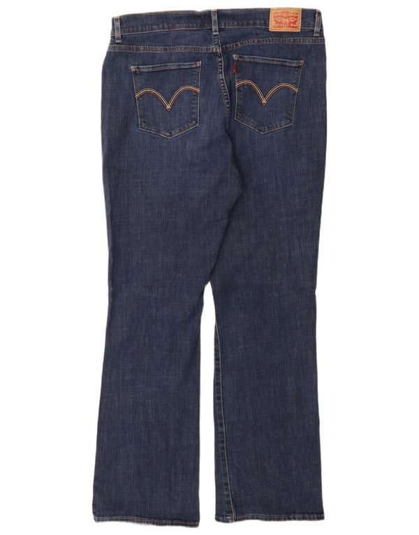 Levi's Womens Classic Fit Bootcut Jeans US 14 XL W32 L32 Navy Blue Cotton