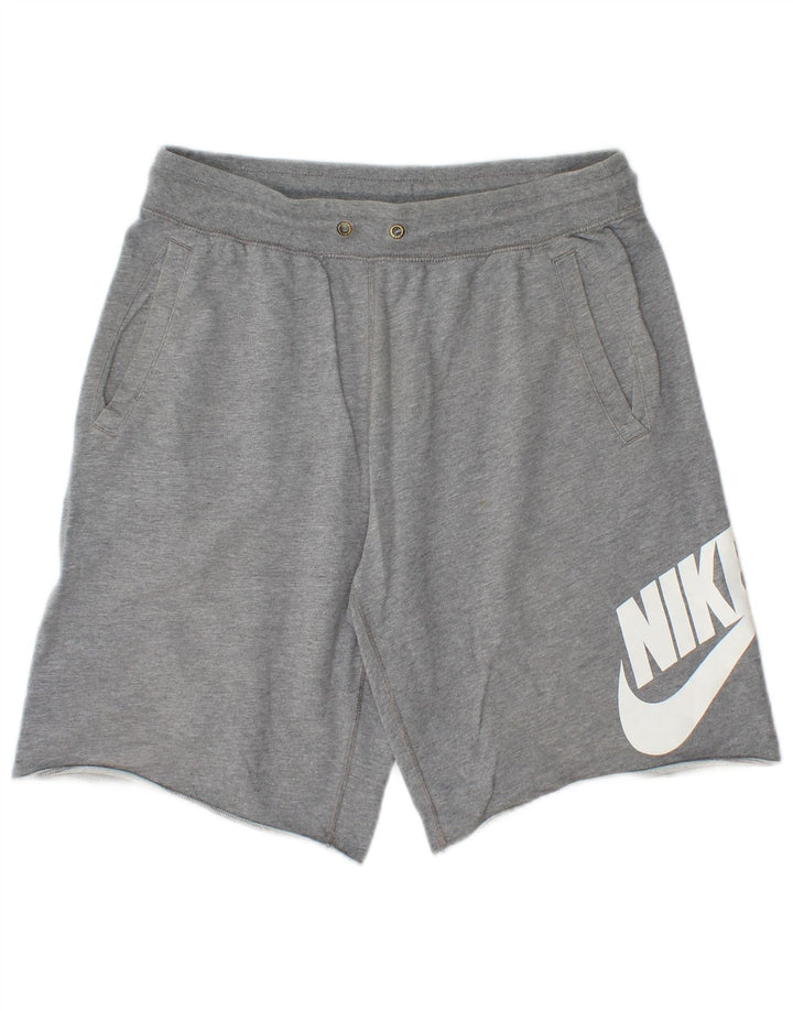 Nike Mens Graphic Sport Shorts Medium  Grey Cotton