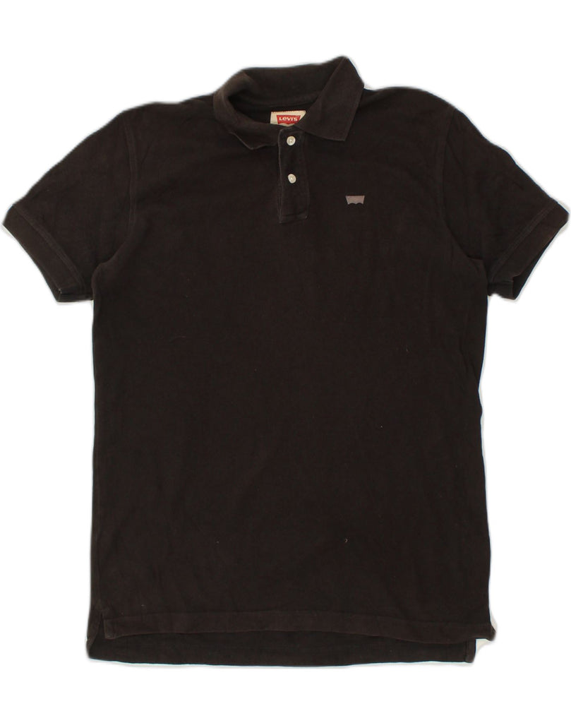 LEVI'S Mens Polo Shirt Small Black Cotton | Vintage Levi's | Thrift | Second-Hand Levi's | Used Clothing | Messina Hembry 