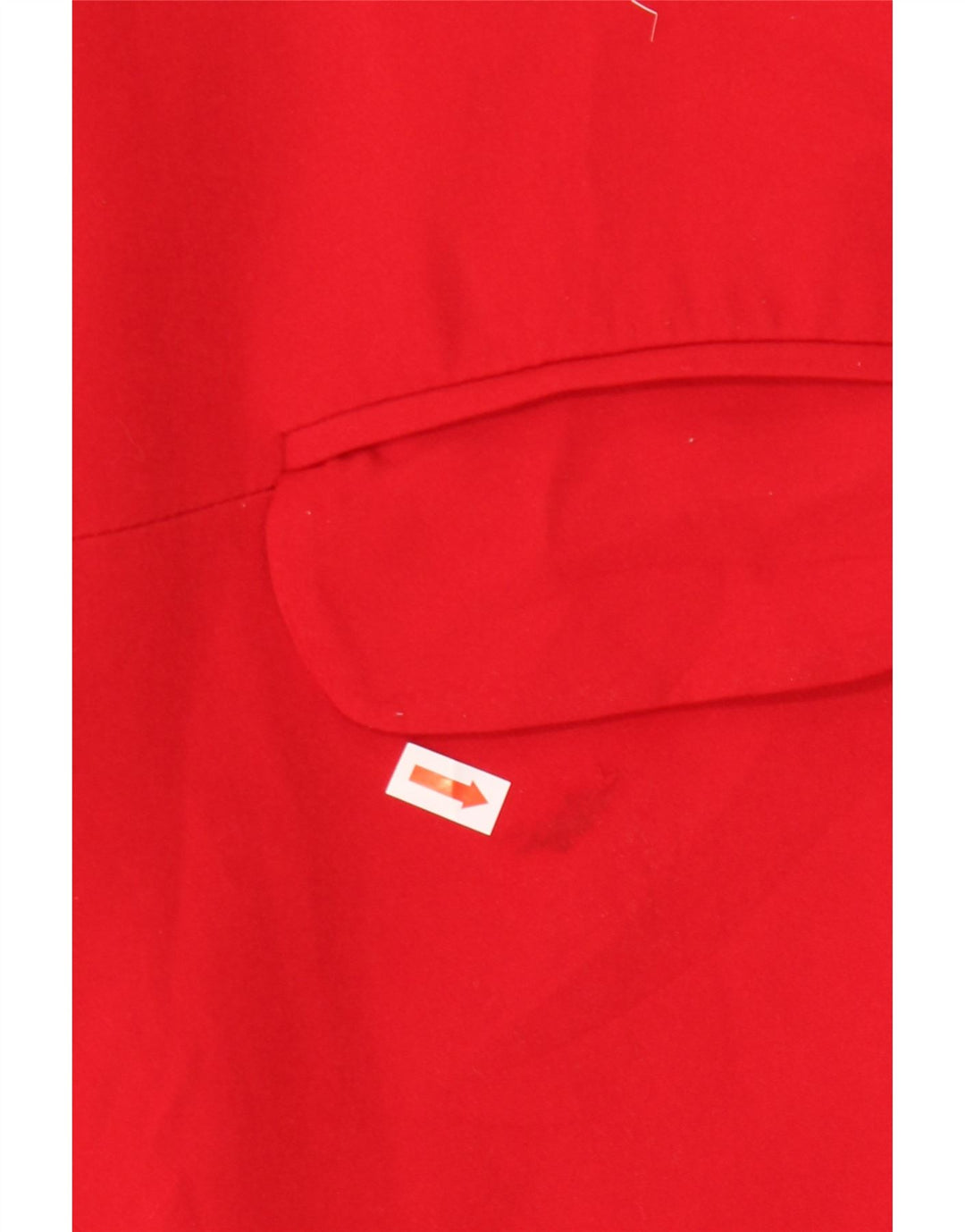 Zara Womens Open Overcoat UK 6 XS Red Cotton