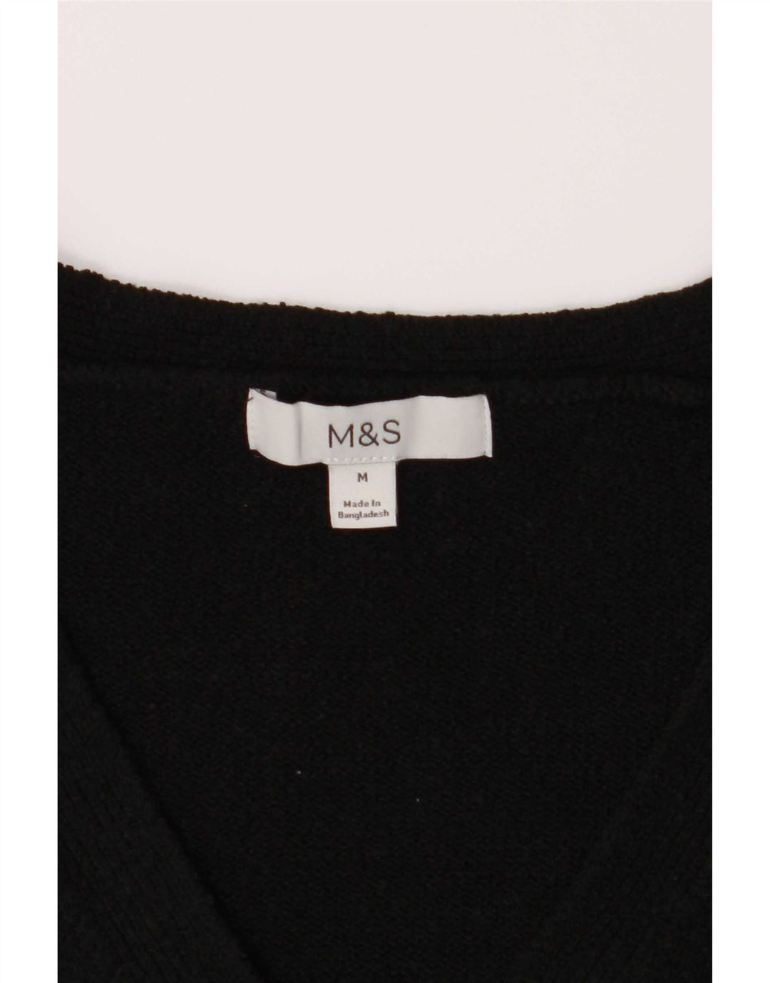 Marks & Spencer Womens Oversized Cardigan Sweater UK 14 Medium Black