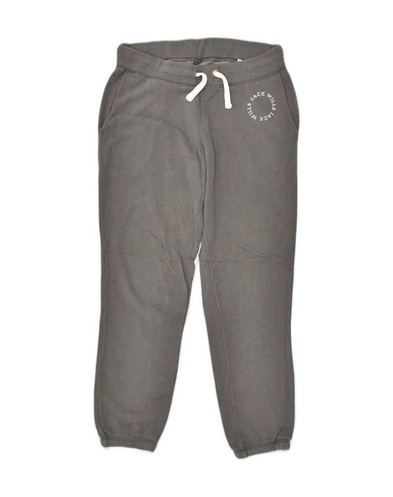 JACK WILLS Womens Tracksuit Trousers Joggers UK 6 XS Grey Cotton | Vintage Jack Wills | Thrift | Second-Hand Jack Wills | Used Clothing | Messina Hembry 