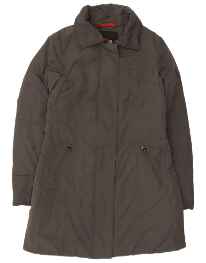 PEUTEREY Womens Padded Coat IT 46 Large Grey Polyester