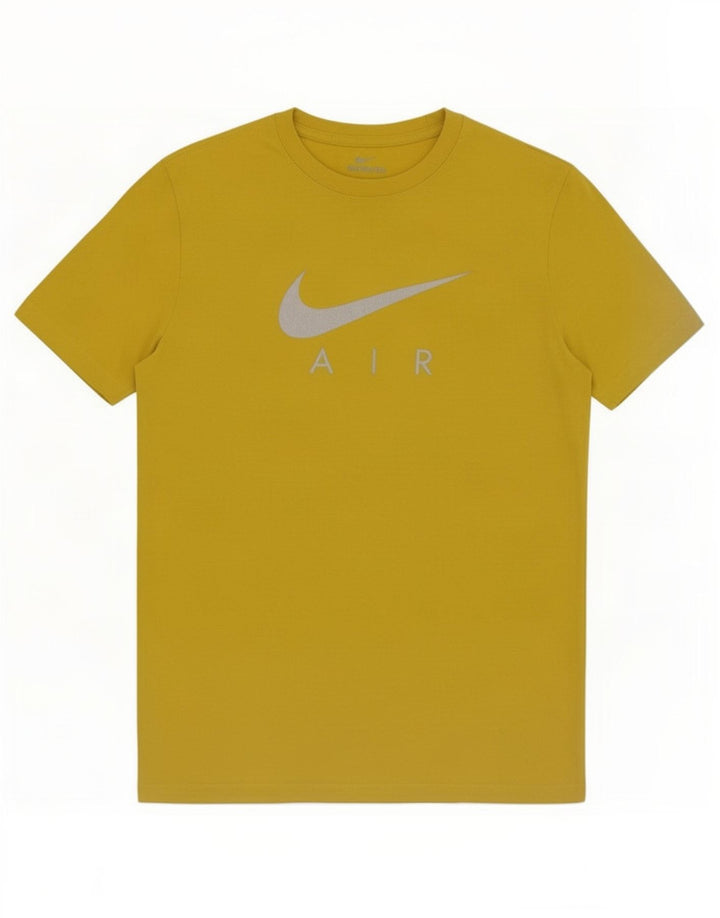 Nike Mens Graphic T-Shirt Top Small Yellow