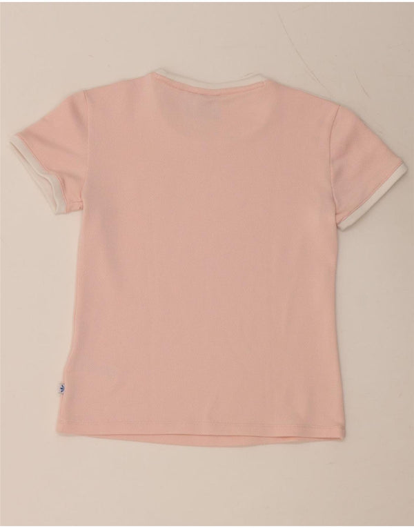 ADIDAS Womens T-Shirt Top UK 8 Small Pink Polyester