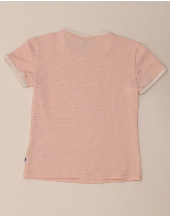 ADIDAS Womens T-Shirt Top UK 8 Small Pink Polyester