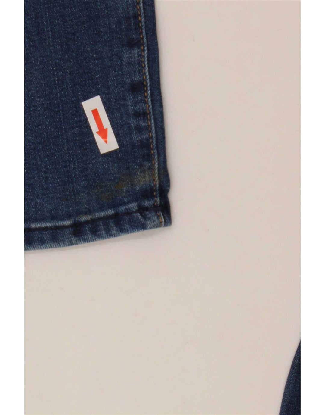 Wrangler Womens Slim Jeans W31 L34 Blue Cotton
