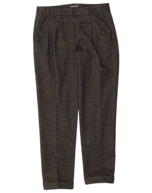 Tommy Hilfiger Womens Casual Trousers US 4 Small W28 L27 Grey Flecked