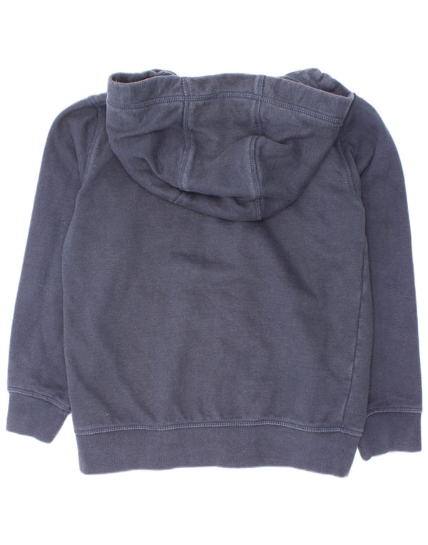 Jack Wills Boys Graphic Zip Hoodie Sweater 7-8 Years Navy Blue Cotton