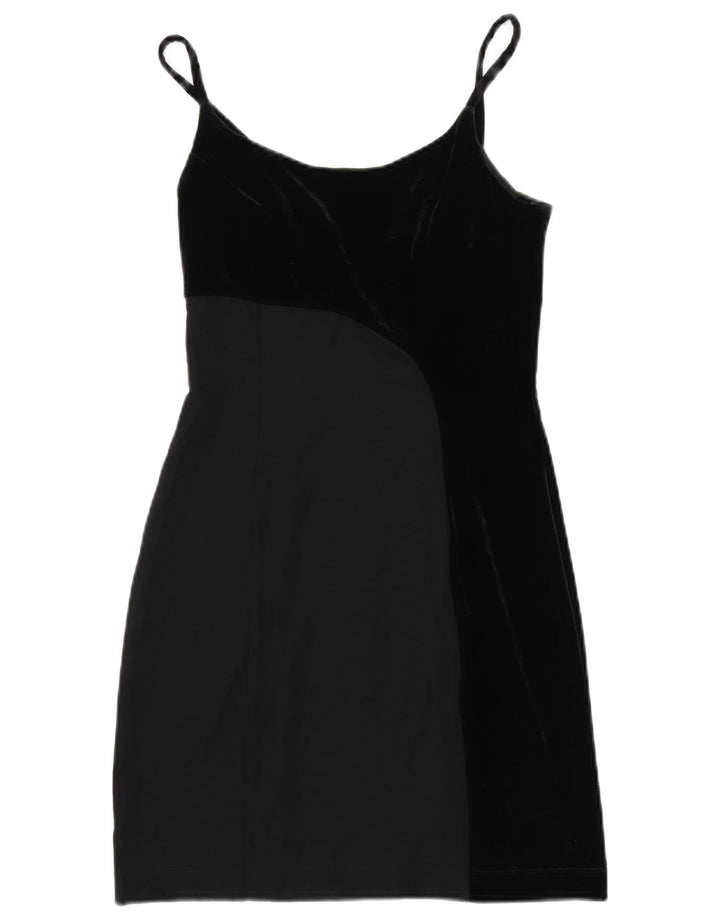 SCOTT MCCLINTOCK Womens Sleeveless Sheath Dress US 8 Medium Black