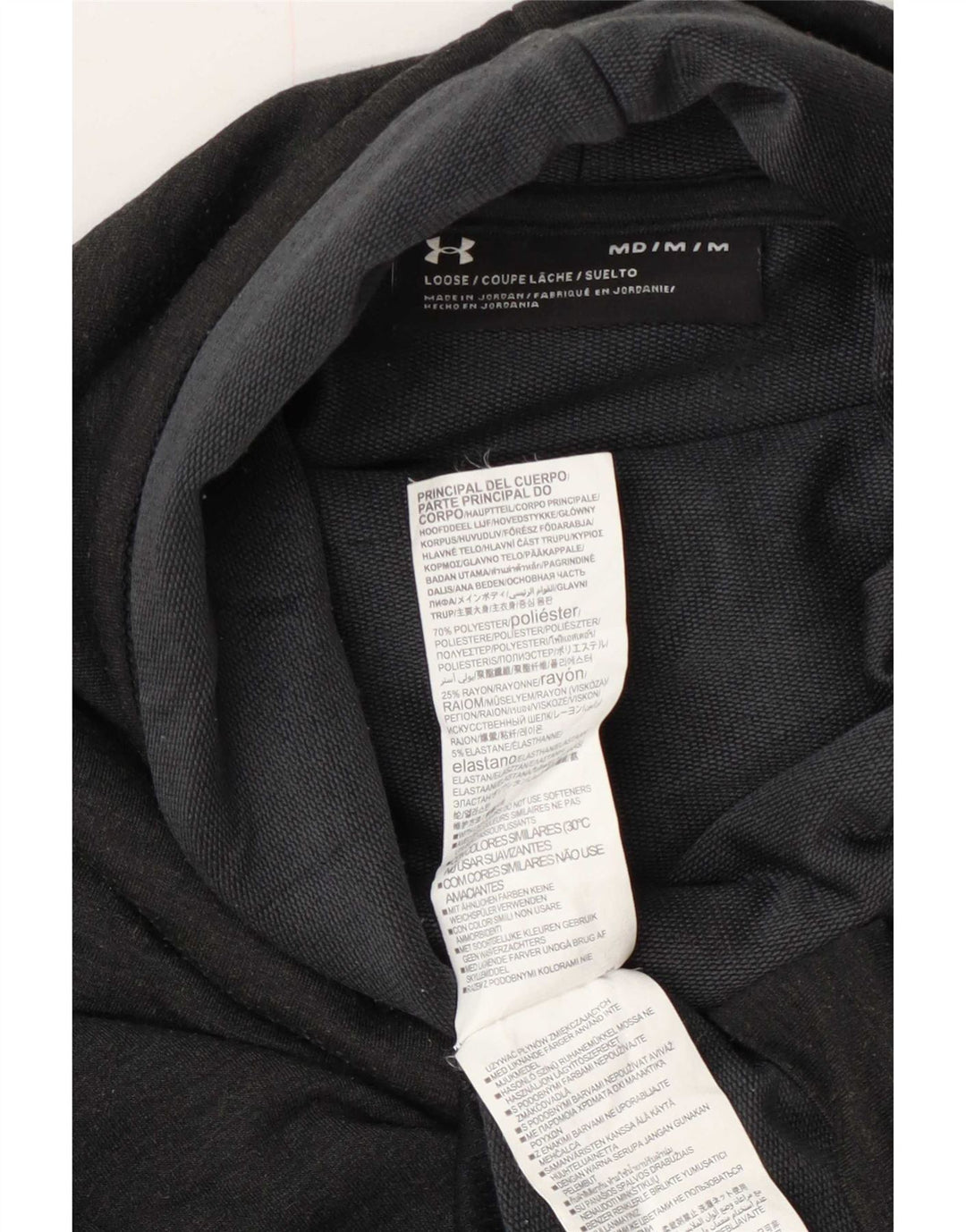 Under Armour Womens Oversized Sweatshirt Jumper UK 14 Medium Black