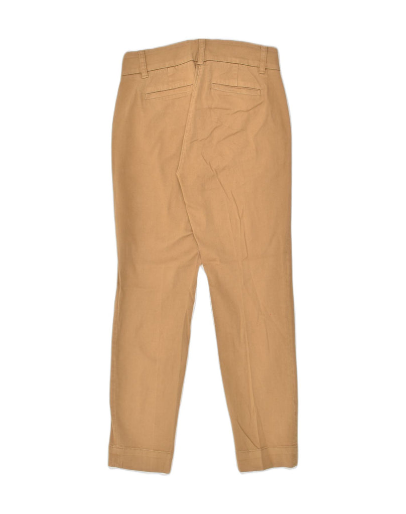 J. CREW Womens Slim Chino Trousers US 00 2XS W26 L26 Beige Cotton | Vintage J. Crew | Thrift | Second-Hand J. Crew | Used Clothing | Messina Hembry 