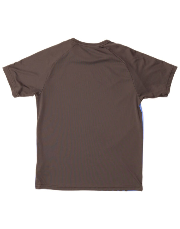 Puma Boys T-Shirt Top 13-14 Years Blue Colourblock Polyester
