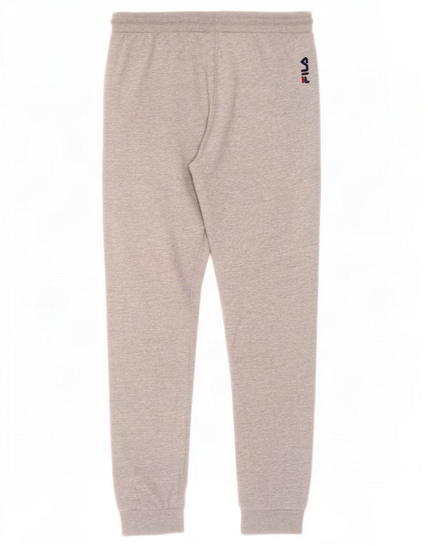 Fila Mens Tracksuit Trousers Joggers Small Grey Cotton