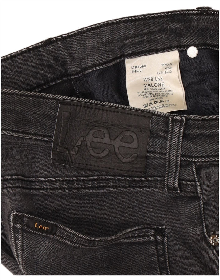 Lee Womens Malone Skinny Jeans W29 L32 Black Cotton