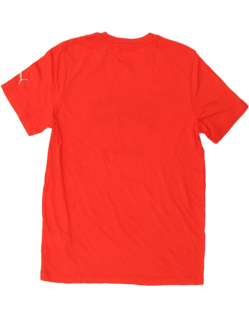PUMA Mens Dallas Graphic T-Shirt Top Medium Red Cotton Vintage Puma and Second-Hand Puma from Messina Hembry 