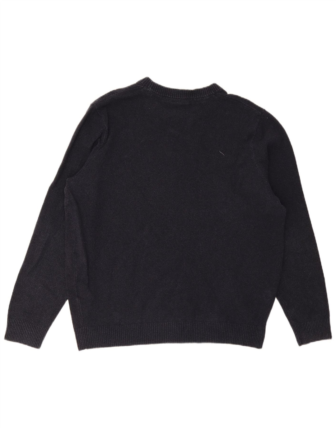 LYLE & SCOTT Mens Crew Neck Jumper Sweater 2XL Navy Blue Cotton