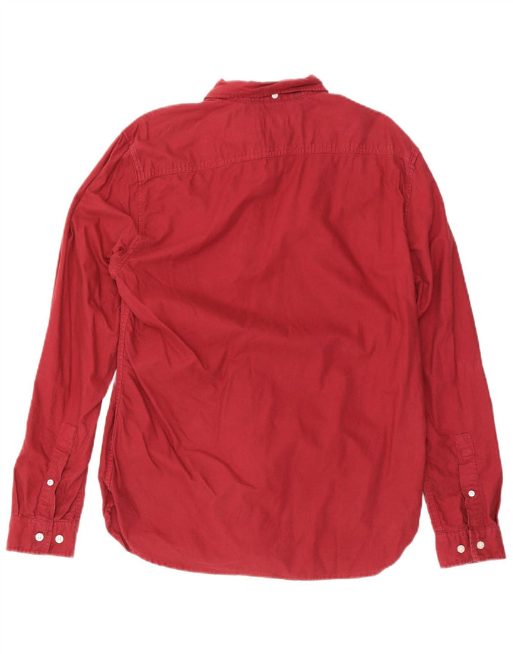 Jack Wills Mens Shirt Medium Red