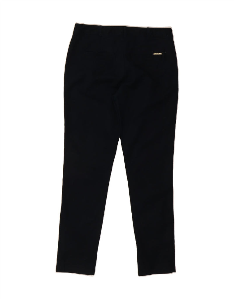 MICHAEL KORS Womens Slim Chino Trousers US 4 Small W27 L28 Navy Blue Vintage Michael Kors and Second-Hand Michael Kors from Messina Hembry 