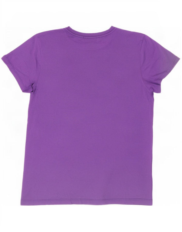 Under Armour Mens Graphic T-Shirt Top Medium Purple Cotton