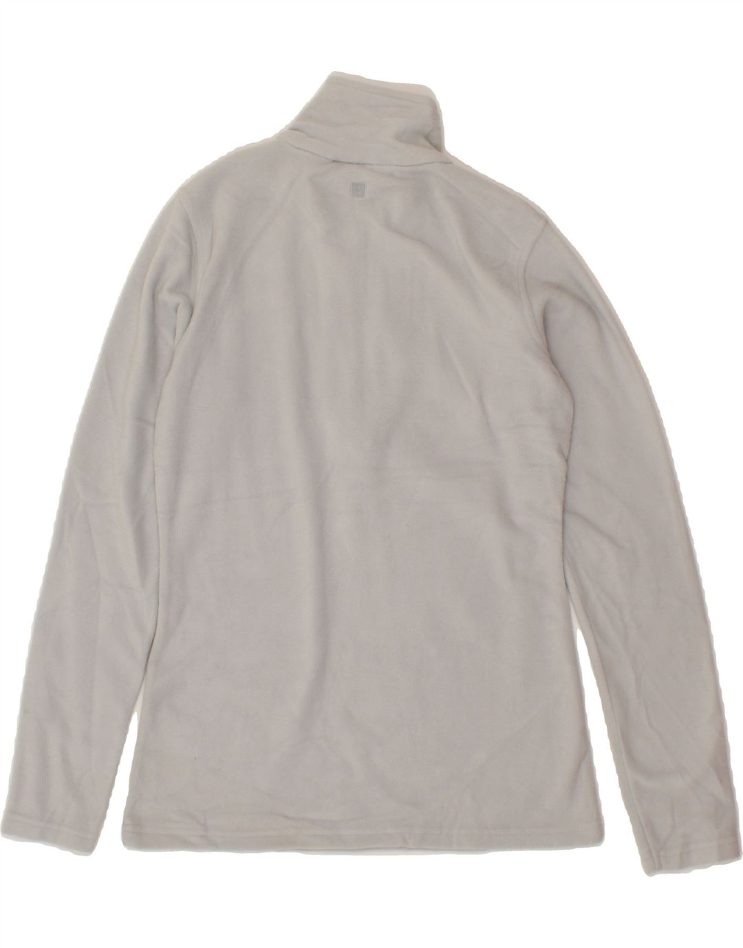 MOUNTAIN WAREHOUSE Womens Zip Neck Fleece Jumper UK 10 Small Grey Vintage Mountain Warehouse and Second-Hand Mountain Warehouse from Messina Hembry 