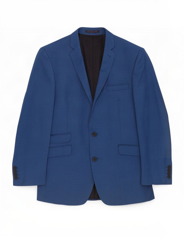 Ben Sherman Mens 2 Button Blazer Jacket UK 42 XL Blue Wool