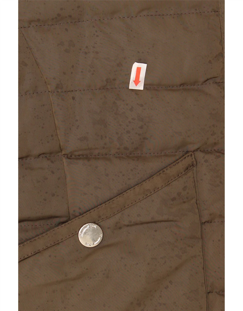 MASSIMO DUTTI Womens Padded Jacket UK 10 Small Brown Polyester Vintage Massimo Dutti and Second-Hand Massimo Dutti from Messina Hembry 