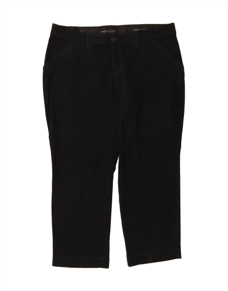 LEE Womens Plus Size Straight Casual Trousers US 16 XL W40 L29 Black Vintage Lee and Second-Hand Lee from Messina Hembry 