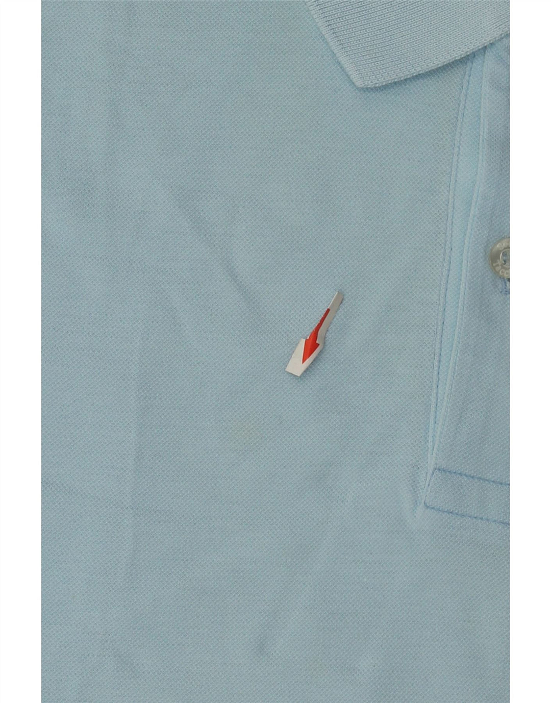 Sergio Tacchini Mens Polo Shirt IT 50 Medium Blue Cotton