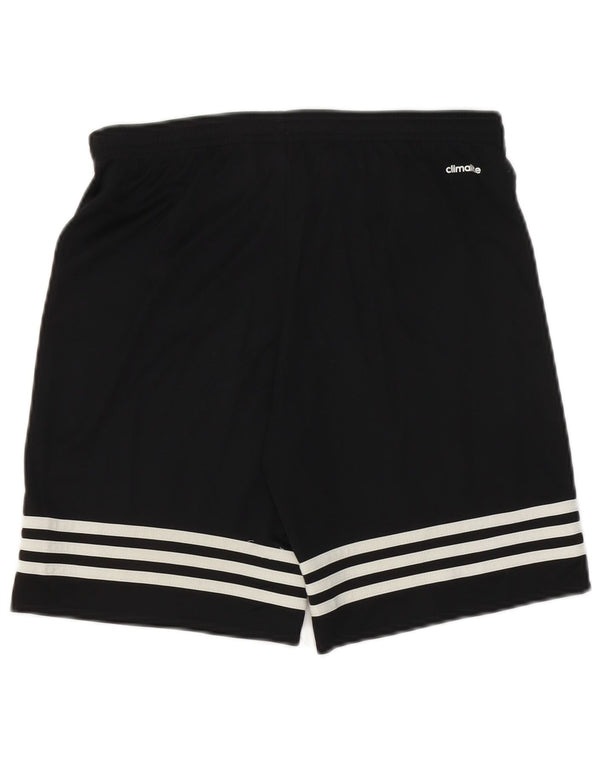 Adidas Boys Climalite Sport Shorts 13-14 Years XL Black Polyester