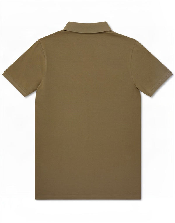 Jack & Jones Mens Polo Shirt Large Khaki Cotton