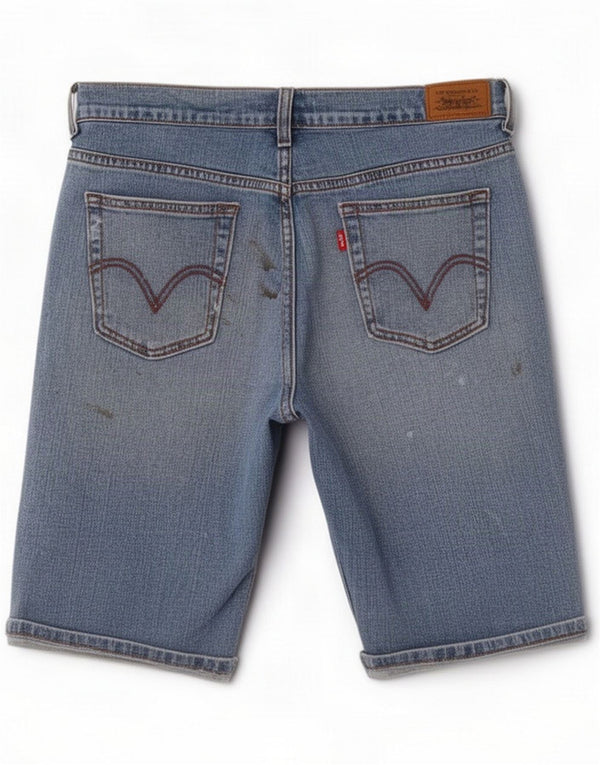 Levi's Womens 515 Denim Shorts US 10 Large W32 Blue Cotton