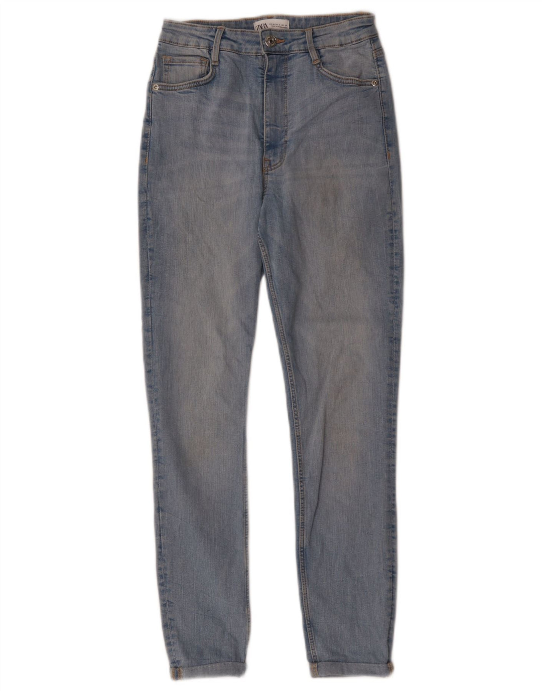 Zara Womens Slim Jeans EU 38 Small W28 L26 Blue Cotton