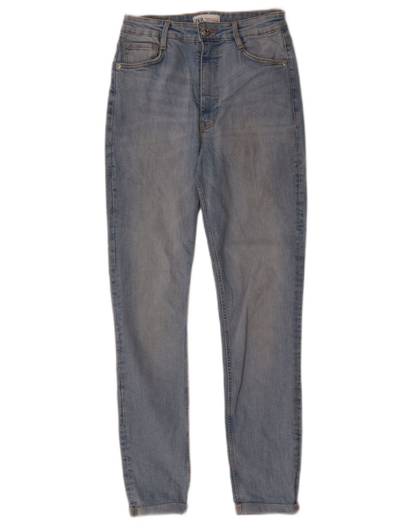 Zara Womens Slim Jeans EU 38 Small W28 L26 Blue Cotton