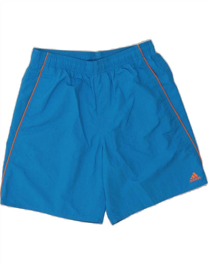 ADIDAS Mens Sport Shorts Medium  Blue Nylon Vintage Adidas and Second-Hand Adidas from Messina Hembry 