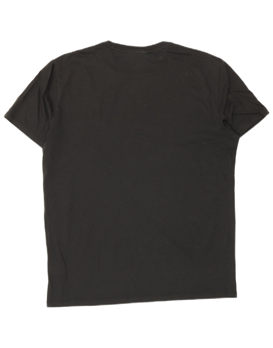 Lacoste Mens Regular Fit T-Shirt Top Size 4 Medium Black Cotton