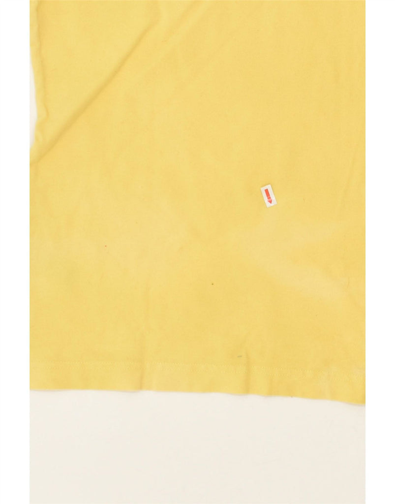 TOMMY HILFIGER Womens Classic Fit Polo Shirt UK 12 Medium Yellow Cotton Vintage Tommy Hilfiger and Second-Hand Tommy Hilfiger from Messina Hembry 