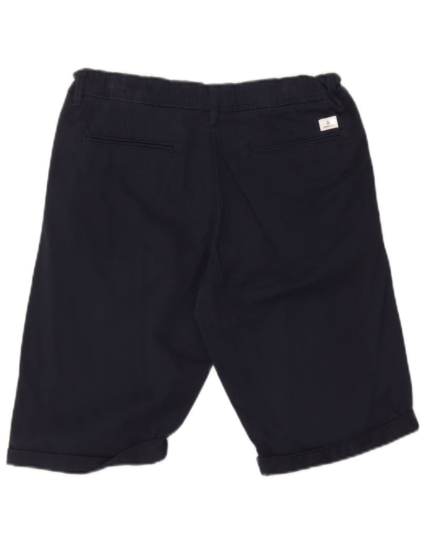 Jack & Jones Boys Chino Shorts 15-16 Years W32 Navy Blue Cotton