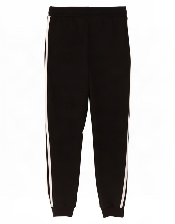 Adidas Boys Tracksuit Trousers Joggers 11-12 Years Black Cotton