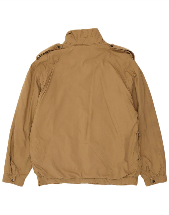 Vintage Mens Military Jacket IT 50 Large Brown