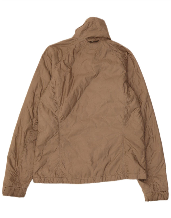 COLUMBIA Womens Interchange Quilted Jacket UK 6 XS Beige Polyester