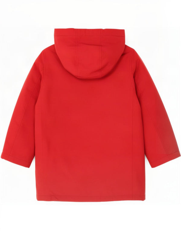 Woolrich Boys Hooded Padded Coat 5-6 Years Red Cotton