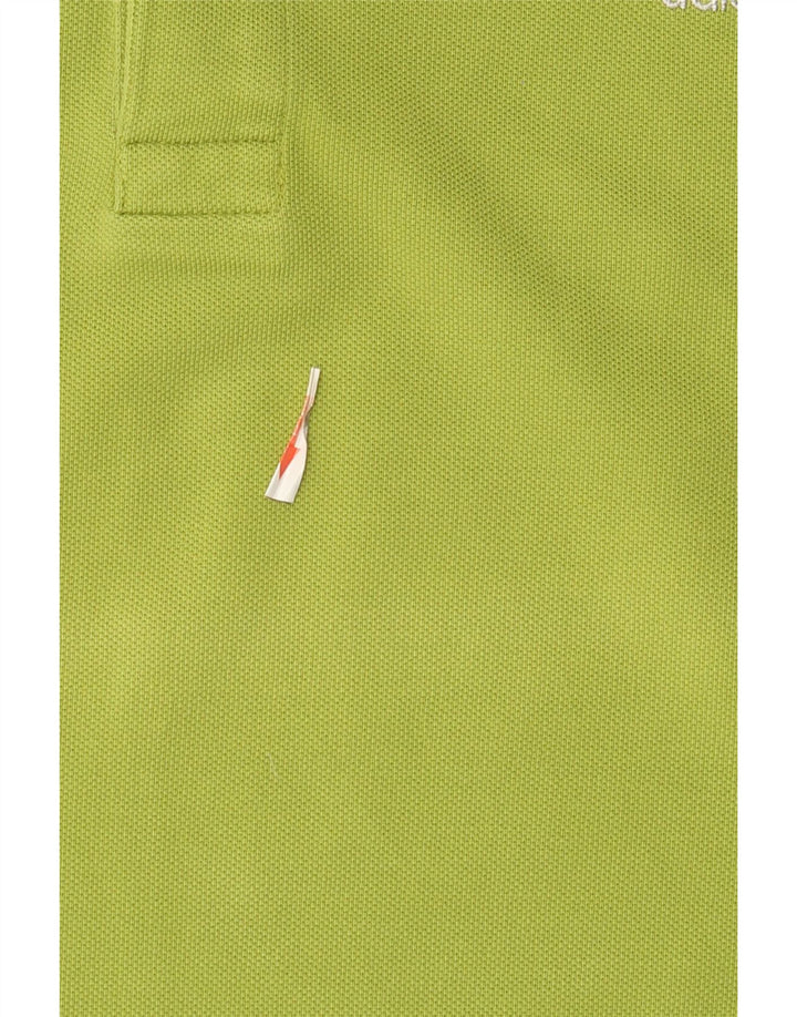 Adidas Mens Polo Shirt XL Green Cotton