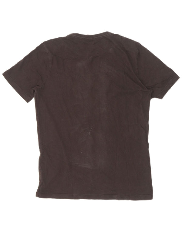 Puma Mens Graphic T-Shirt Top Medium Black Cotton