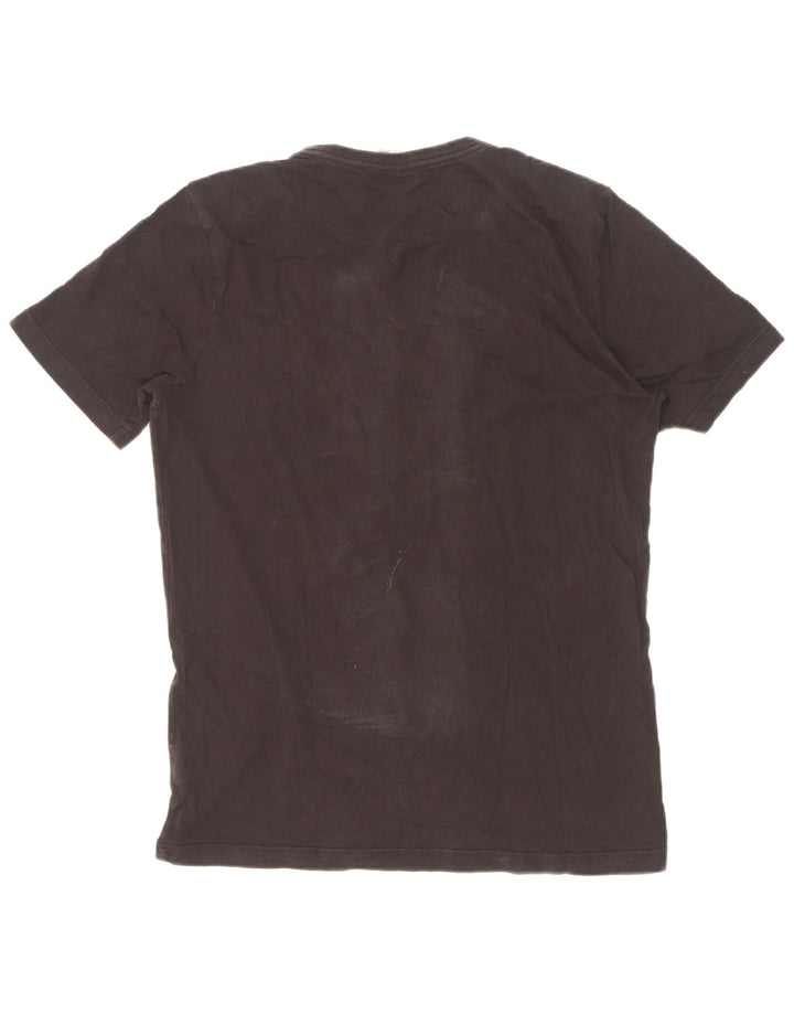 Puma Mens Graphic T-Shirt Top Medium Black Cotton