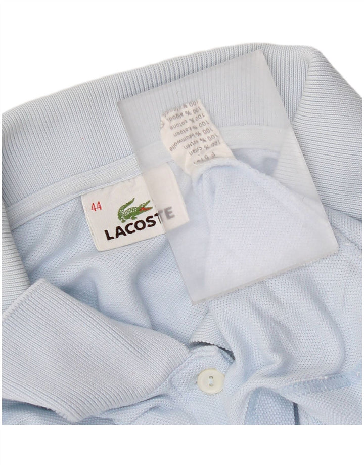 Lacoste Womens Polo Shirt Size 44 Large Blue Cotton