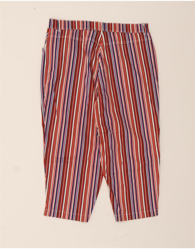 AVITANO Womens Capri Trousers IT 44 Medium W32 L20 Multicoloured Striped Vintage Avitano and Second-Hand Avitano from Messina Hembry 