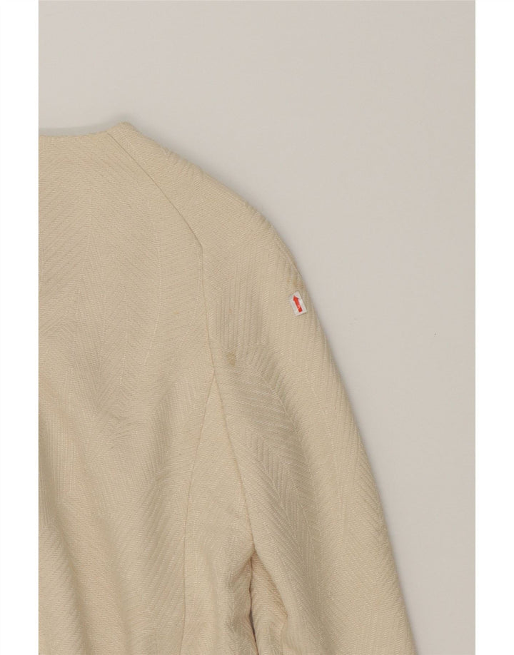 MASSIMO DUTTI Womens Overcoat EU 40 Medium Off White Vintage Massimo Dutti and Second-Hand Massimo Dutti from Messina Hembry 
