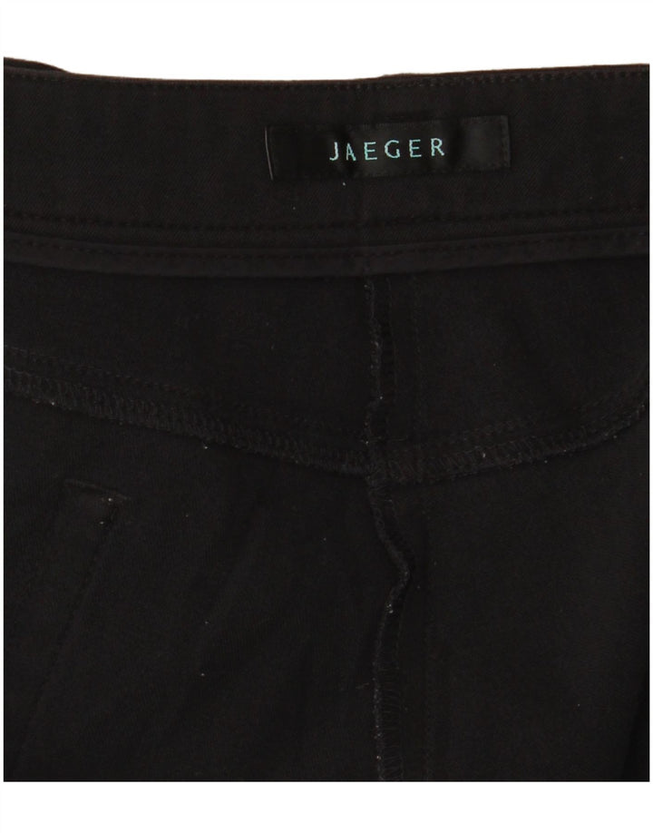 Jaeger Womens Bootcut Casual Trousers W36 L32 Black