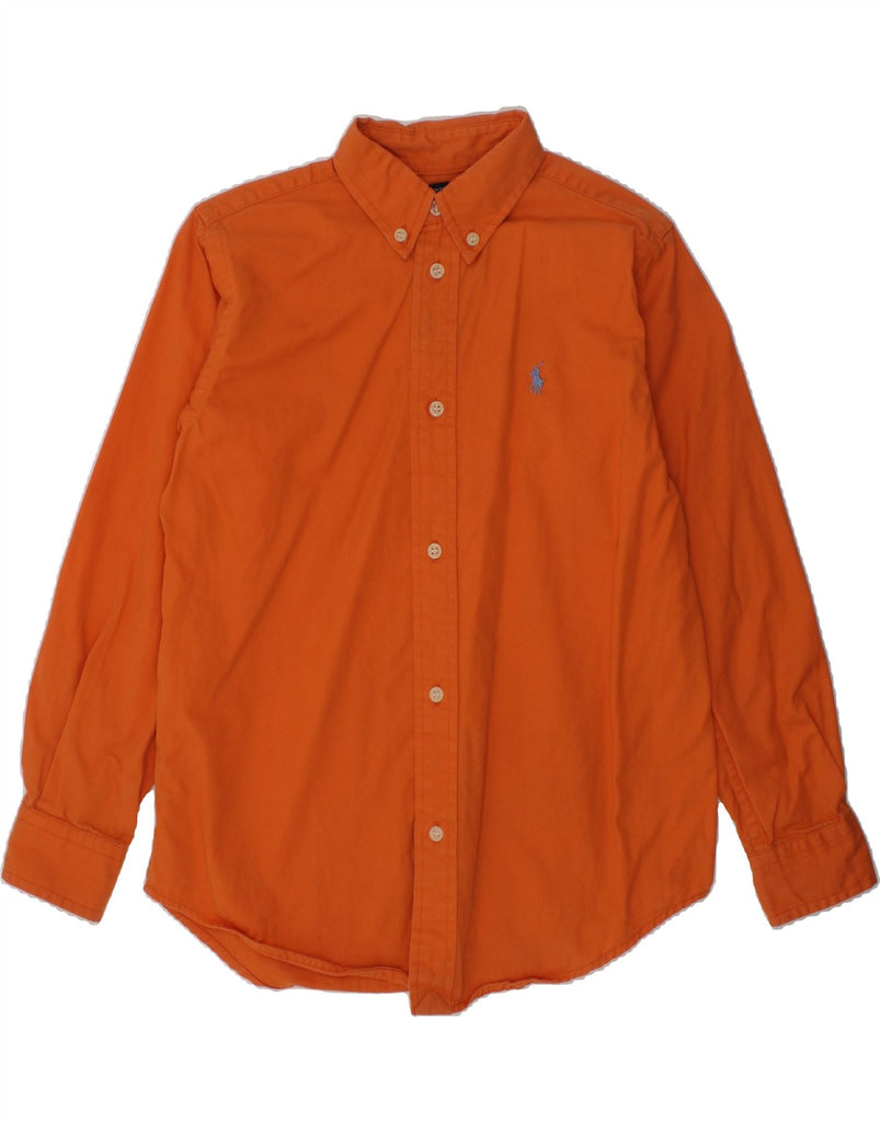 RALPH LAUREN Boys Shirt 6-7 Years Orange Cotton | Vintage Ralph Lauren | Thrift | Second-Hand Ralph Lauren | Used Clothing | Messina Hembry 